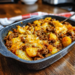 Cheesy Hamburger Rice Casserole
