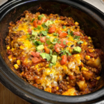 Crockpot Chicken Alfredo Tortellini