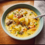 Stovetop Creamy Ground Beef Pasta Recipe