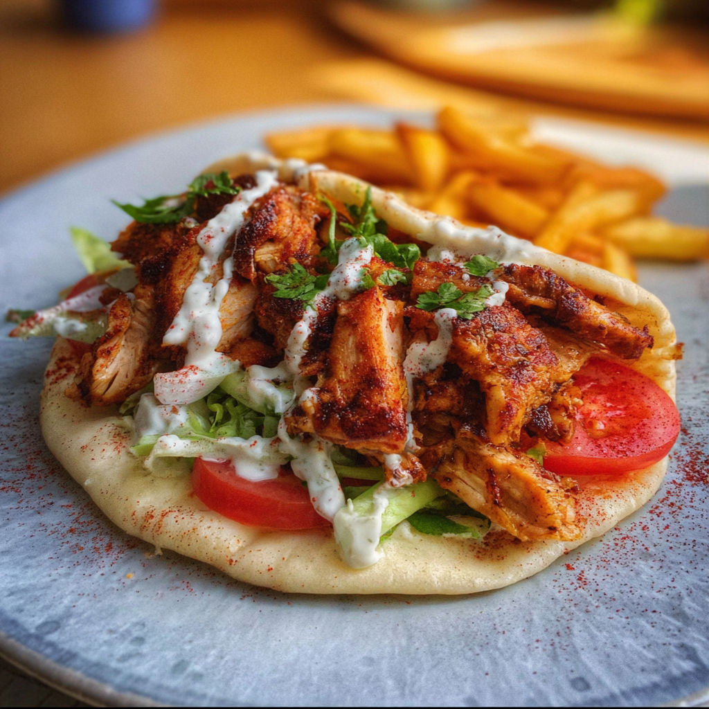 Chicken Shawarma with Garlic Sauce