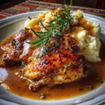 Chicken Scampi with Creamy Garlic Parmesan Rice