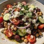 Greek Chickpea & Feta Salad: Fresh, Crunchy, and Mediterranean-Inspired