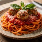 Baked Spaghetti and Meatball Casserole: Cheesy, Comforting Family Dinner