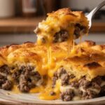 Cheesy Hamburger Potato Casserole: A Comforting, Hearty Family Dinner